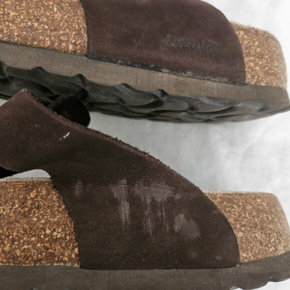 Betula Licensed by Birkenstock Brown Suede Thong Sandals - US 8 - Picture 12 of 12